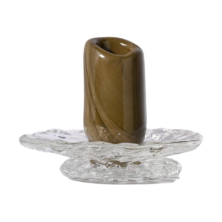 Świecznik Lara XS 9 cm, Zielono-jasny Byon