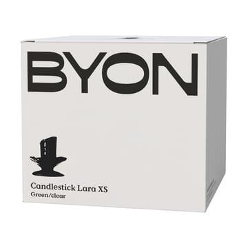 Świecznik Lara XS 9 cm - Zielono-jasny - Byon