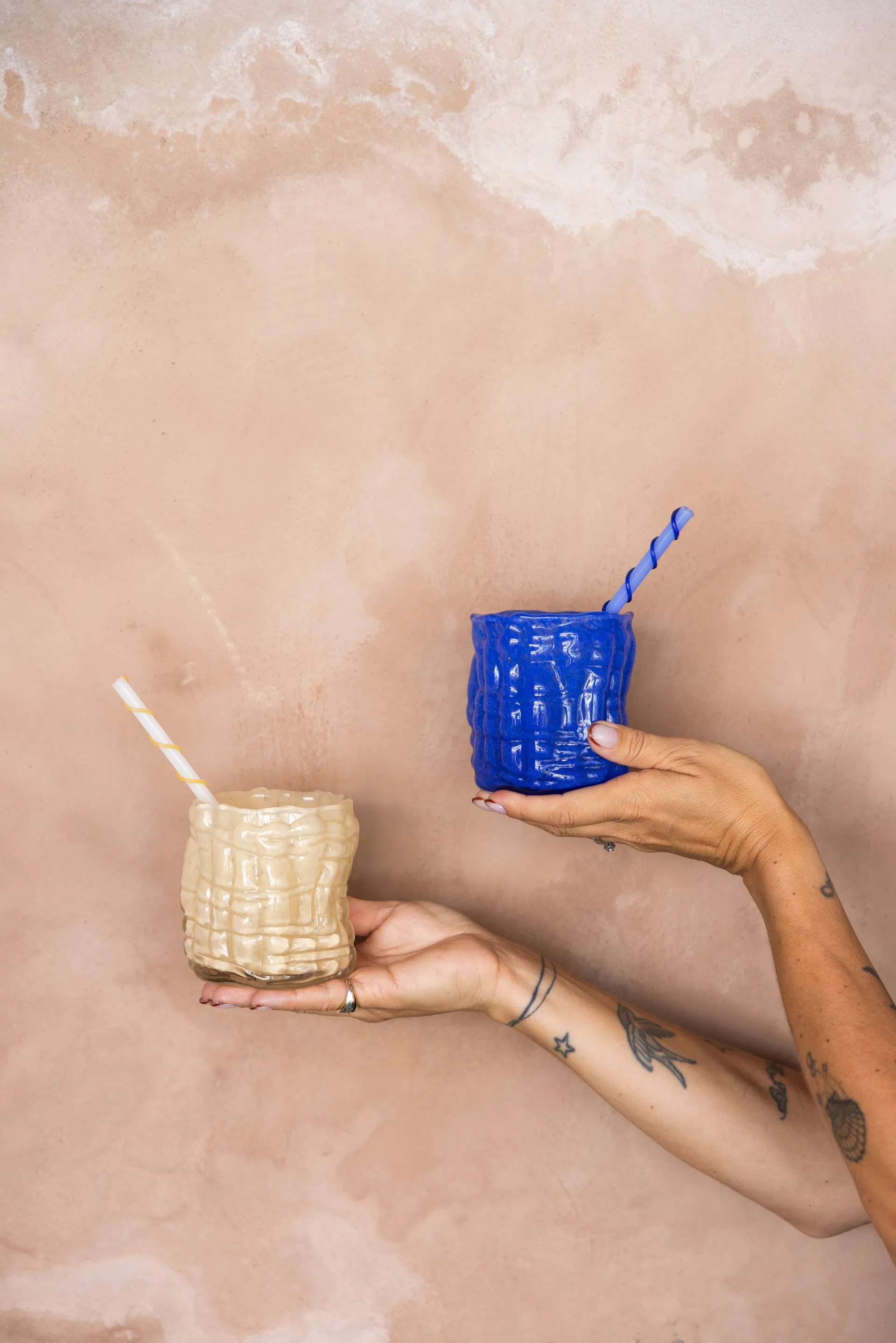 Świecznik Laranne Ø10 cm, Beżowy Byon