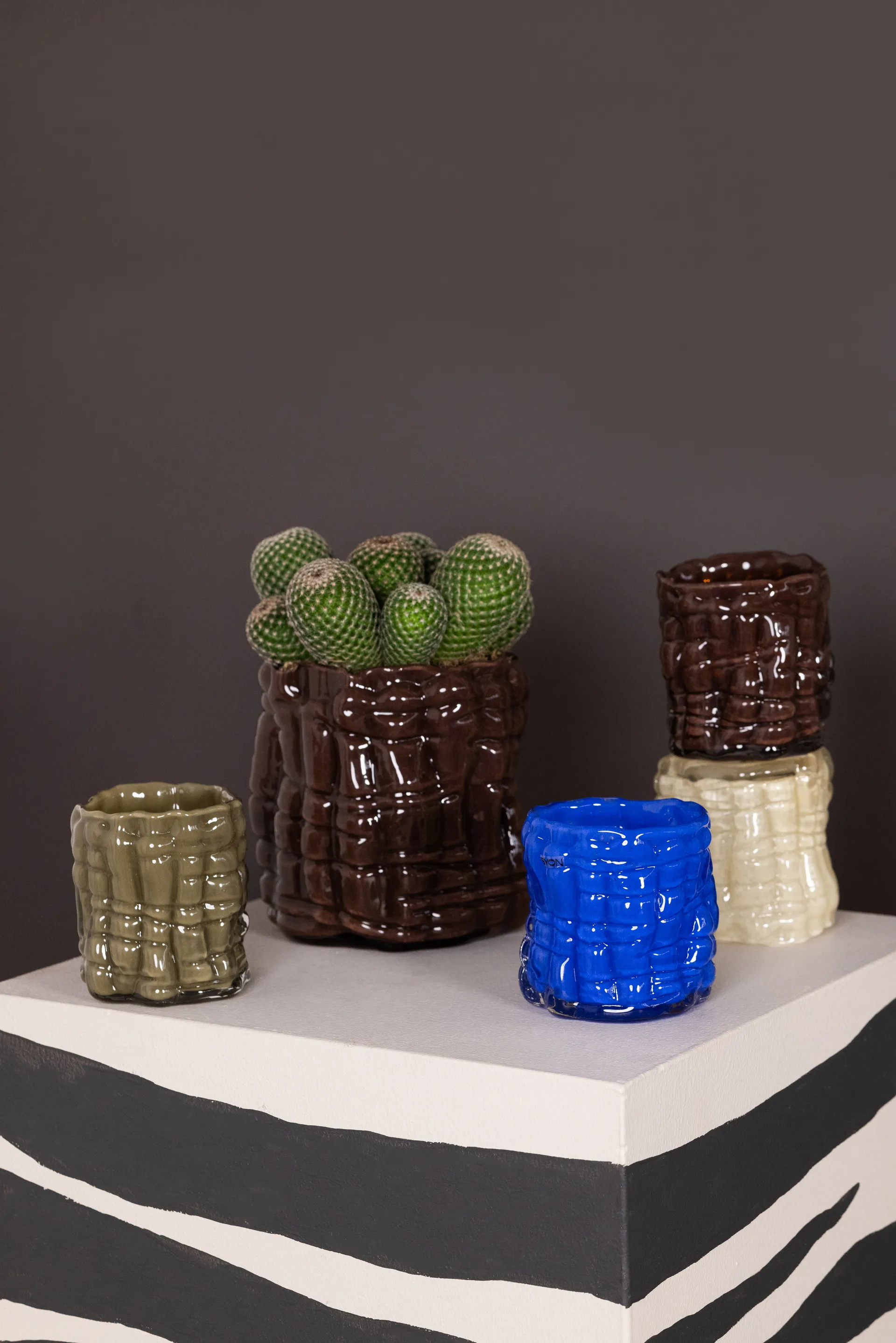 Świecznik Laranne Ø10 cm, Brązowy Byon