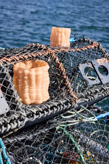 Świecznik Laranne Ø15 cm - Brzoskwinia - Byon