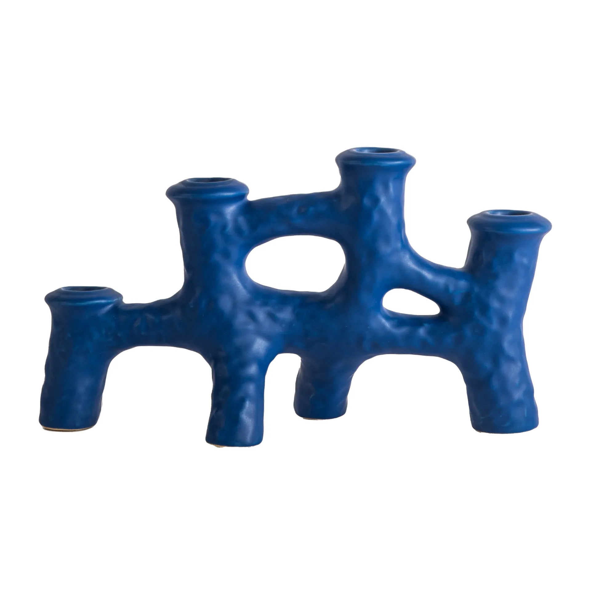 Świecznik Luca 12x30 cm, Niebieski Byon