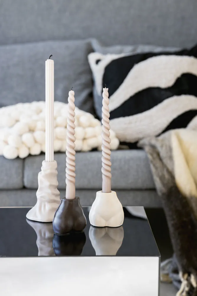 Świecznik Nature 9,5 cm, Beżowy Byon