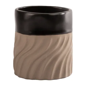 Swirl kubek 240 ml - Czarny-beżowy - Byon