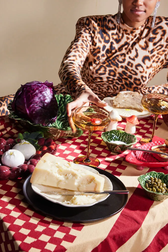 Talerz Kai 21x36 cm, Bordowy Byon