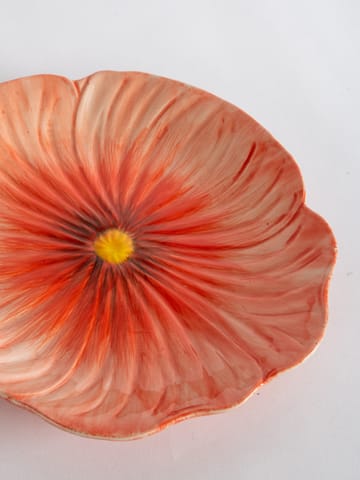 Talerz Poppy 20,5x21 cm - Czerwony - Byon