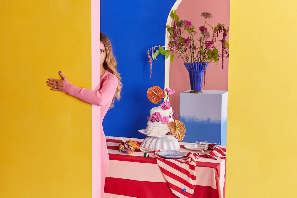 Talerz Poppy 20,5x21 cm, Niebieski Byon