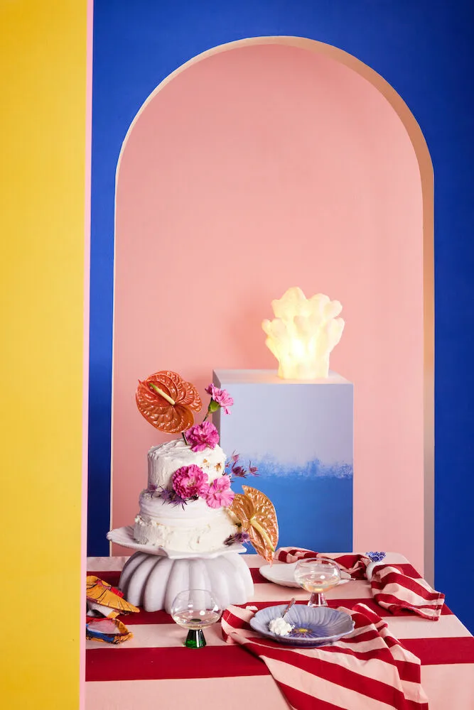 Talerz Poppy 20,5x21 cm, Niebieski Byon