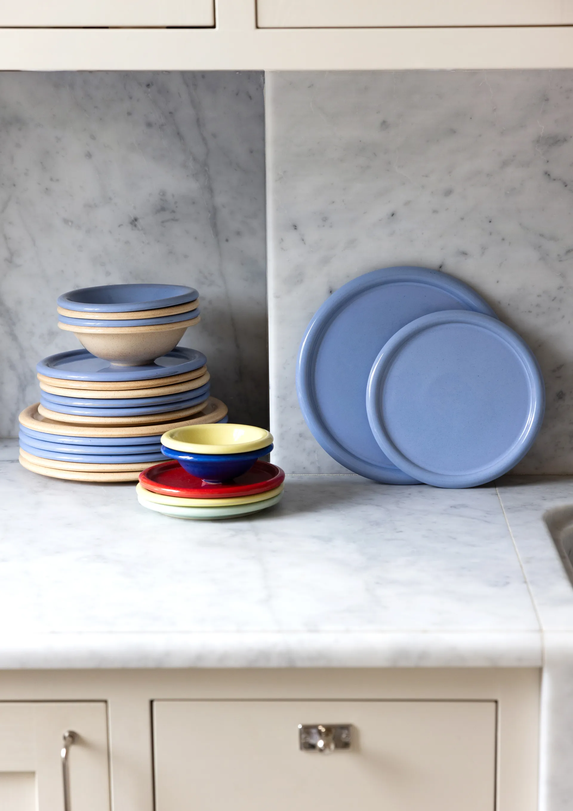 Talerz Porto Ø21,5 cm, Jasnoniebieski Byon