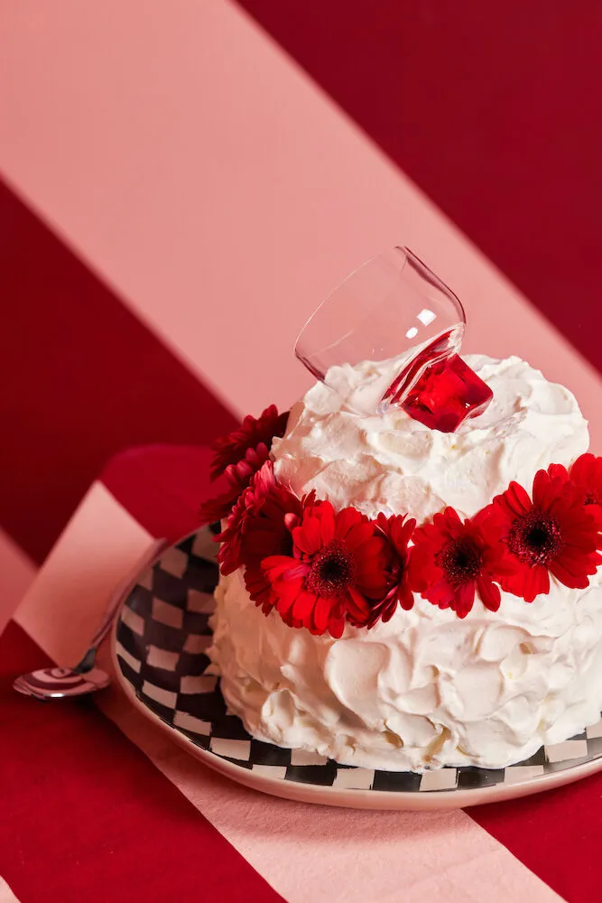 Victoria szklanka 350 ml 2 szt. , Czerwony-jasne Byon