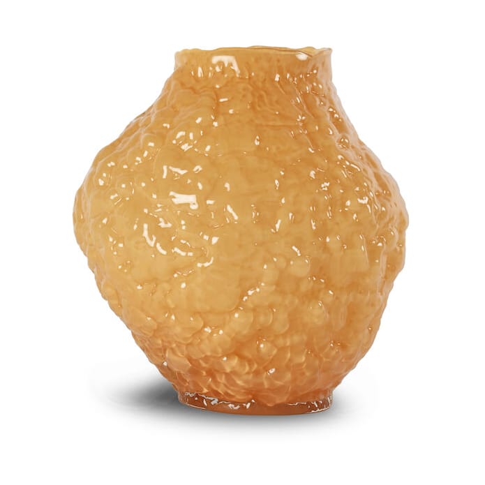 Wazon Corallo M 26x28x27 cm - Żółty - Byon