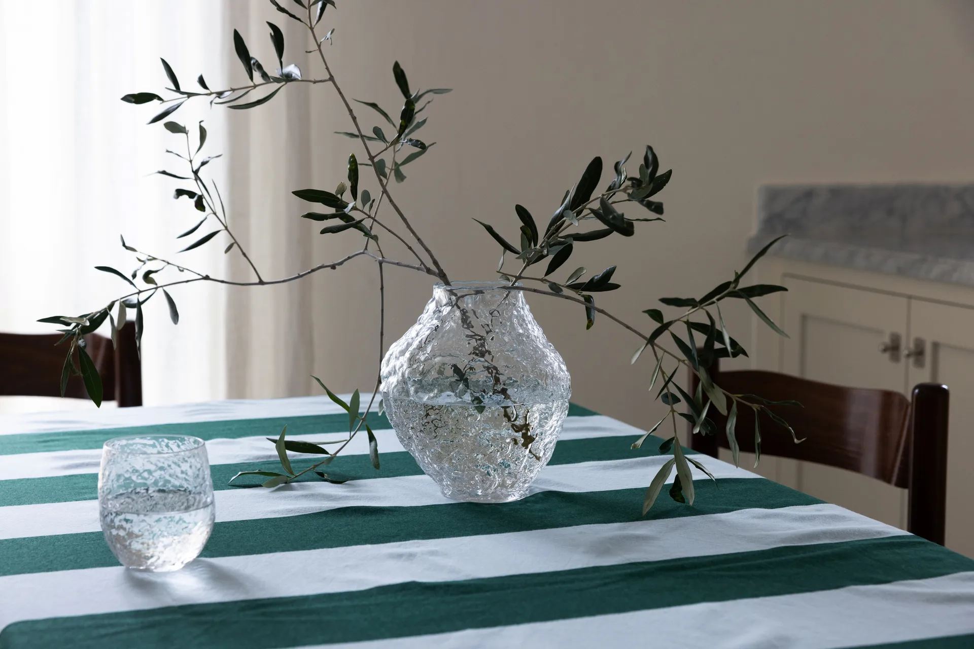 Wazon Corallo S 19x17x20,5 cm, Przezroczysty Byon