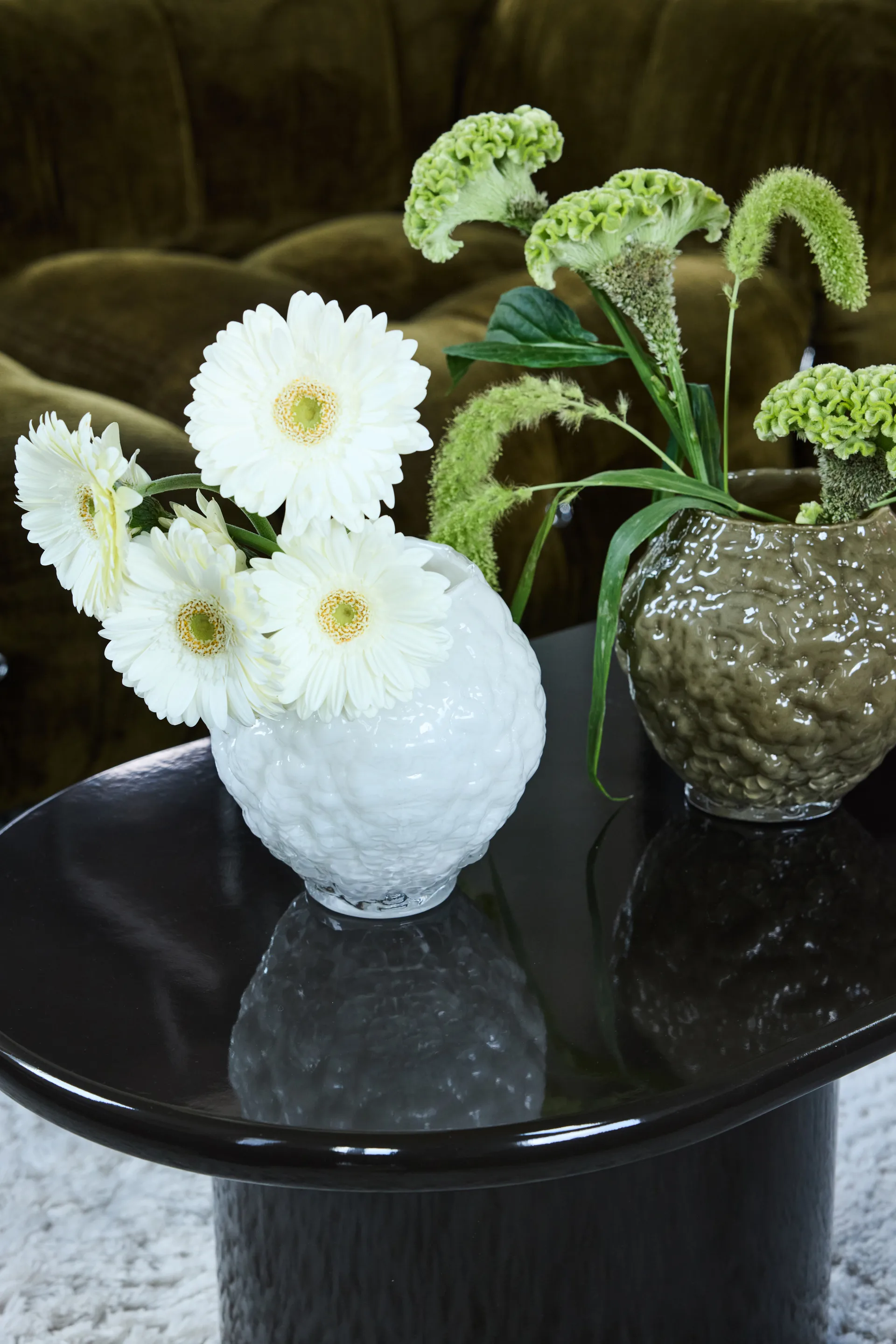 Wazon Corallo XS 19x17x17,5 cm, Kość słoniowa Byon