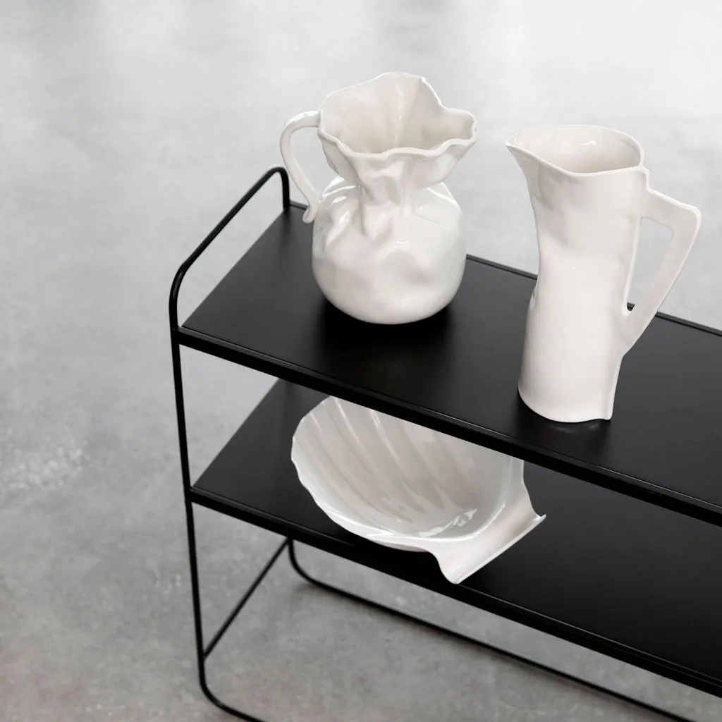 Wazon Crumple, Biały Byon