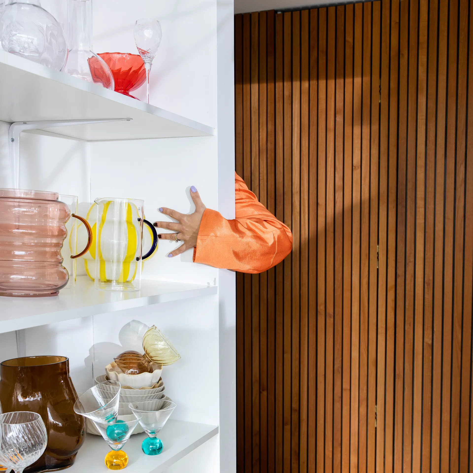 Wazon Curlie 20 cm, Żółty Byon