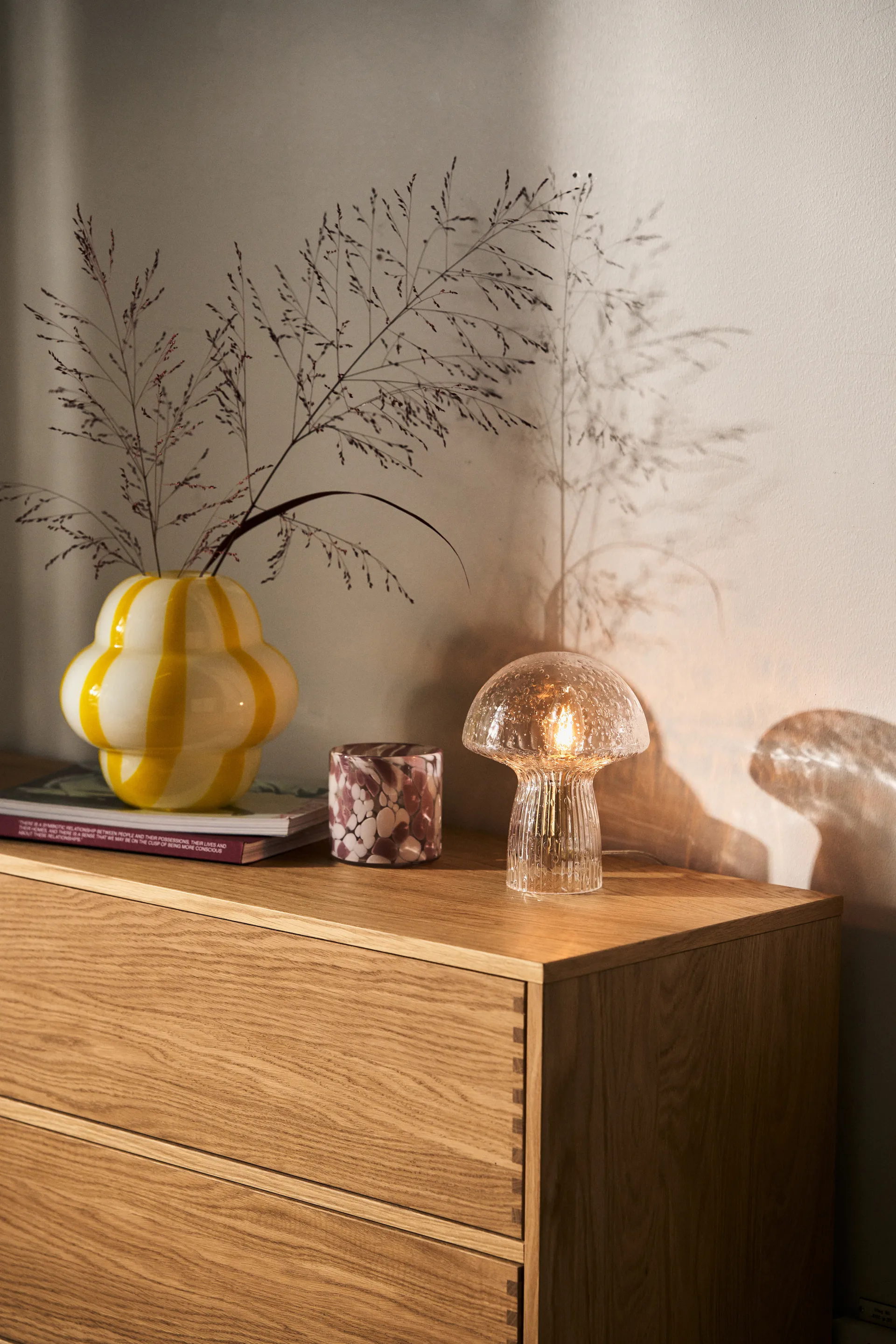 Wazon Curlie 20 cm, Żółty Byon