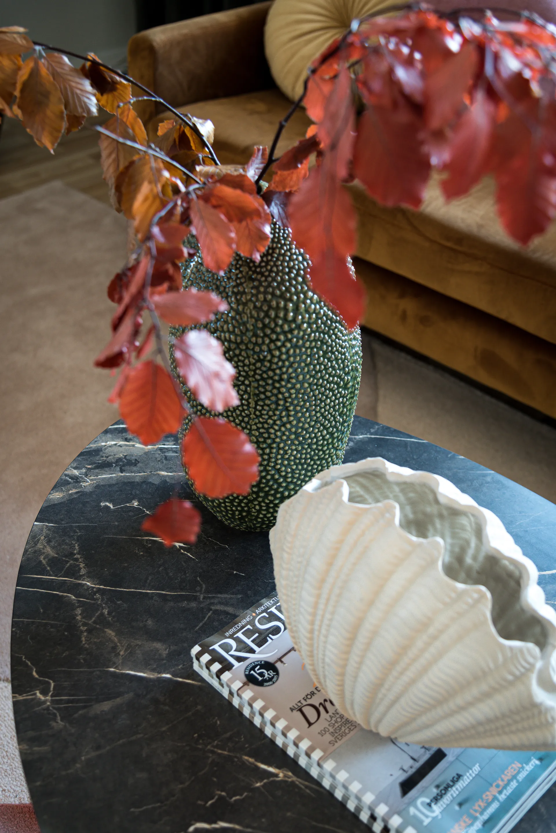 Wazon Shell, Biały Byon