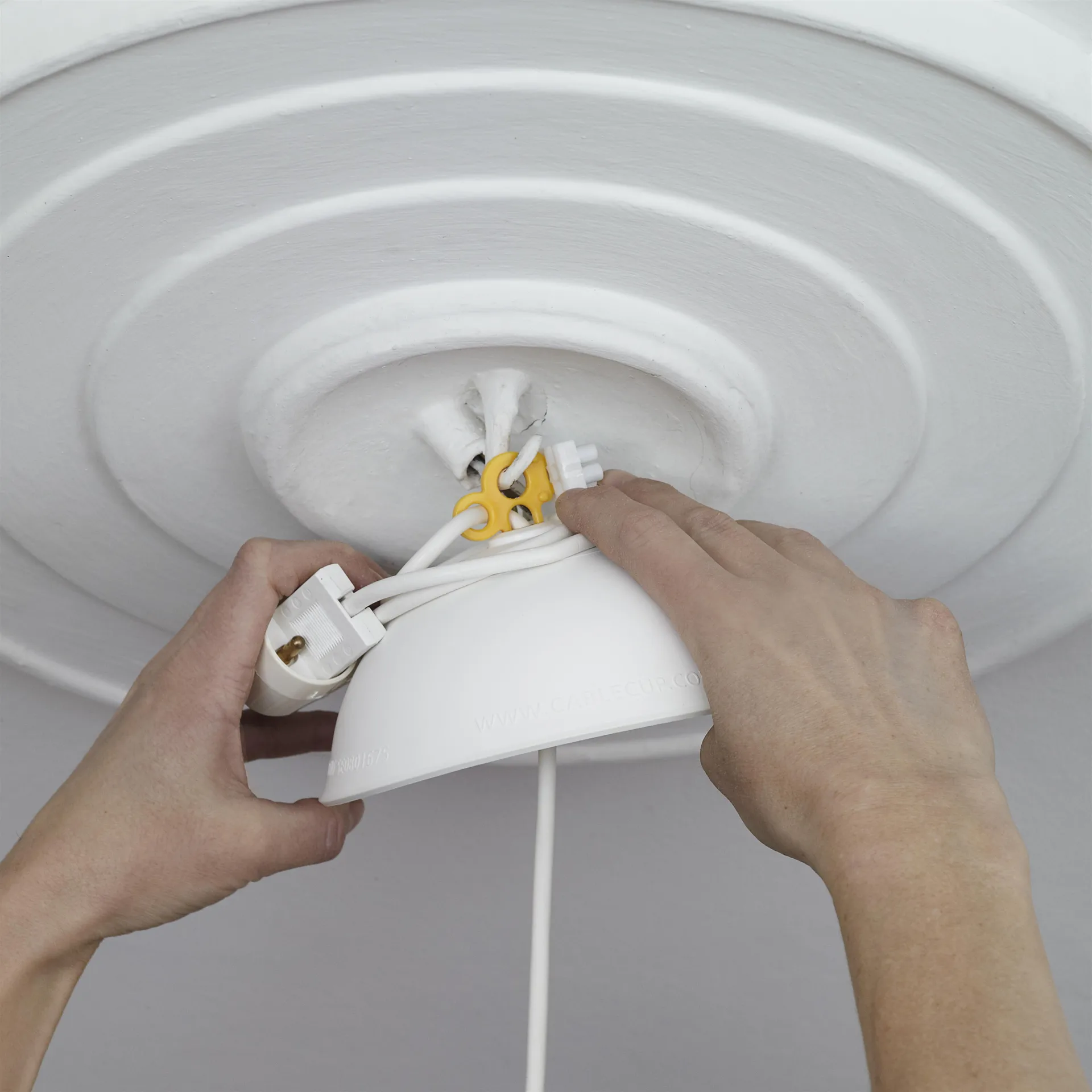 CableCup mini kubek na klucze, czarny CableCup