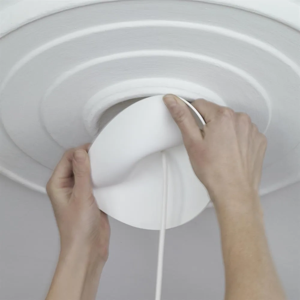 CableCup Trio osłona, biały CableCup