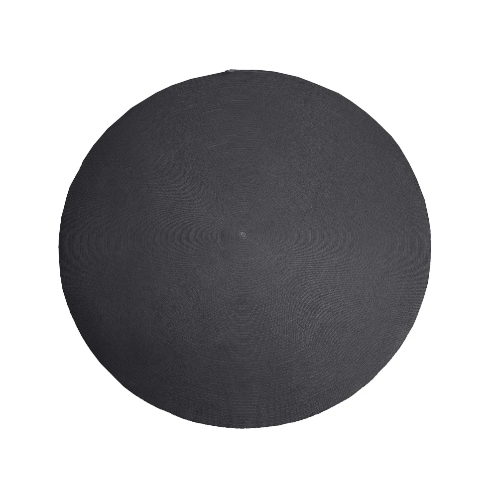 Dywan okrągły Circle, Dark grey, Ø200cm Cane-line