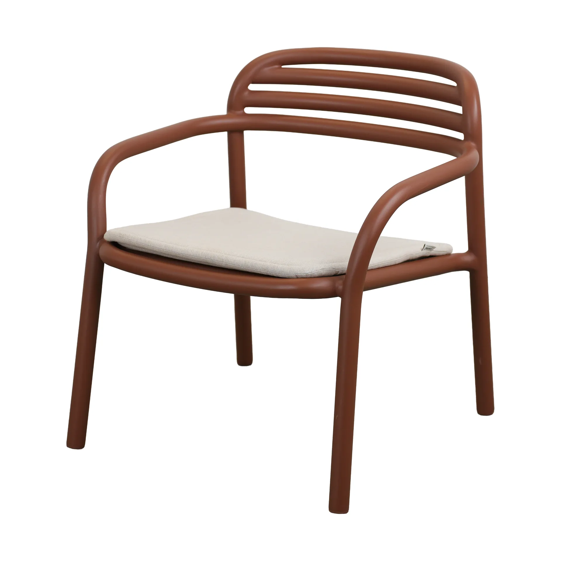 Fotel lounge Bliss, Desert red Cane-line