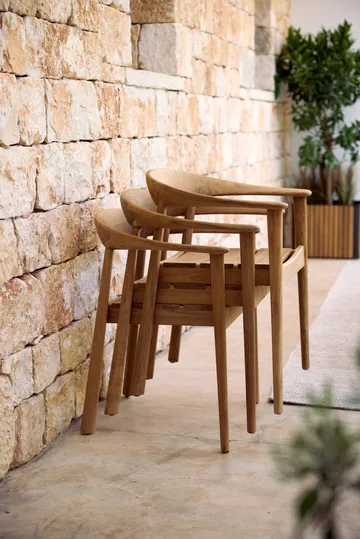 Fotel z podłokietnikami Majestic  - Teak - Cane-line