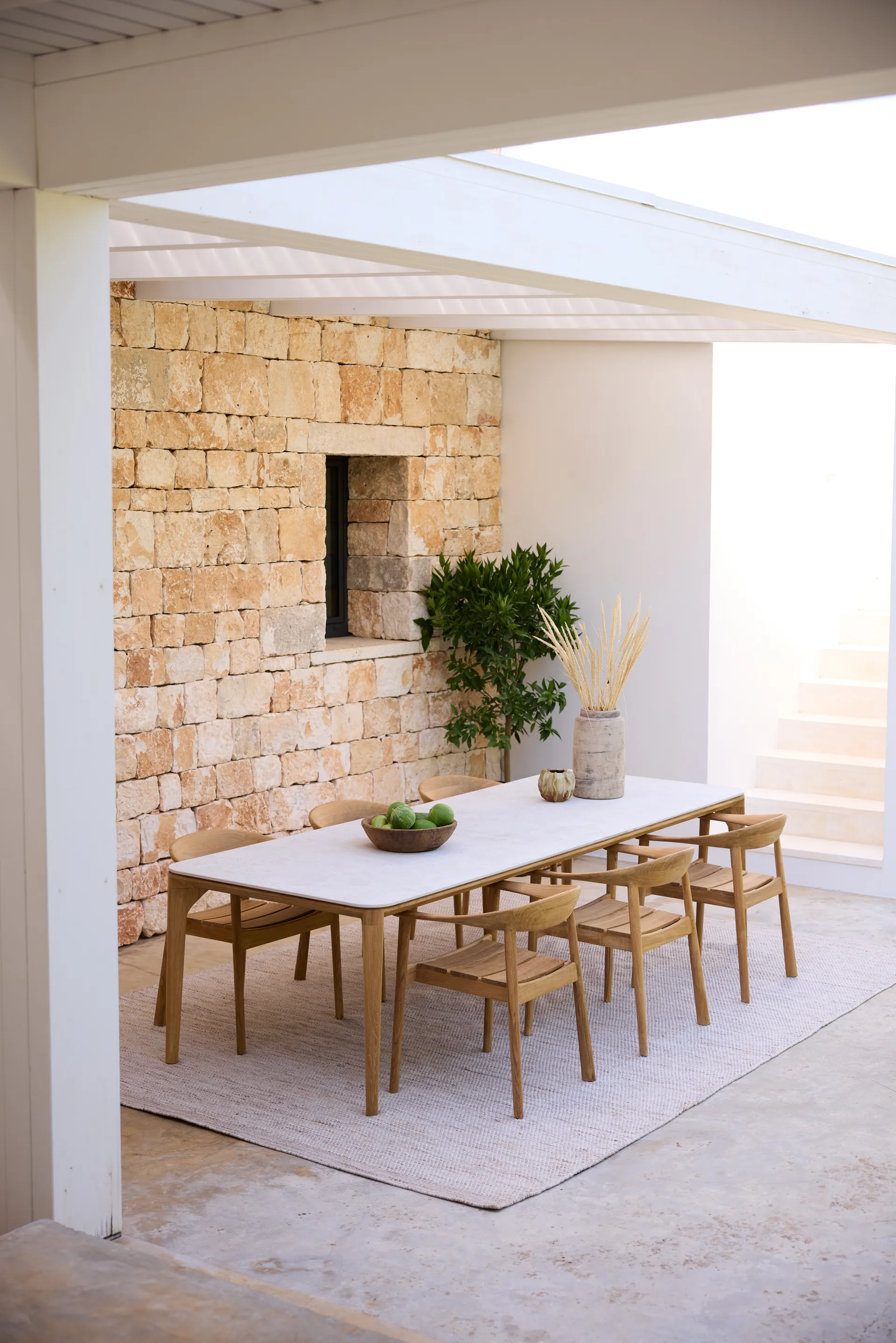 Fotel z podłokietnikami Majestic , Teak Cane-line