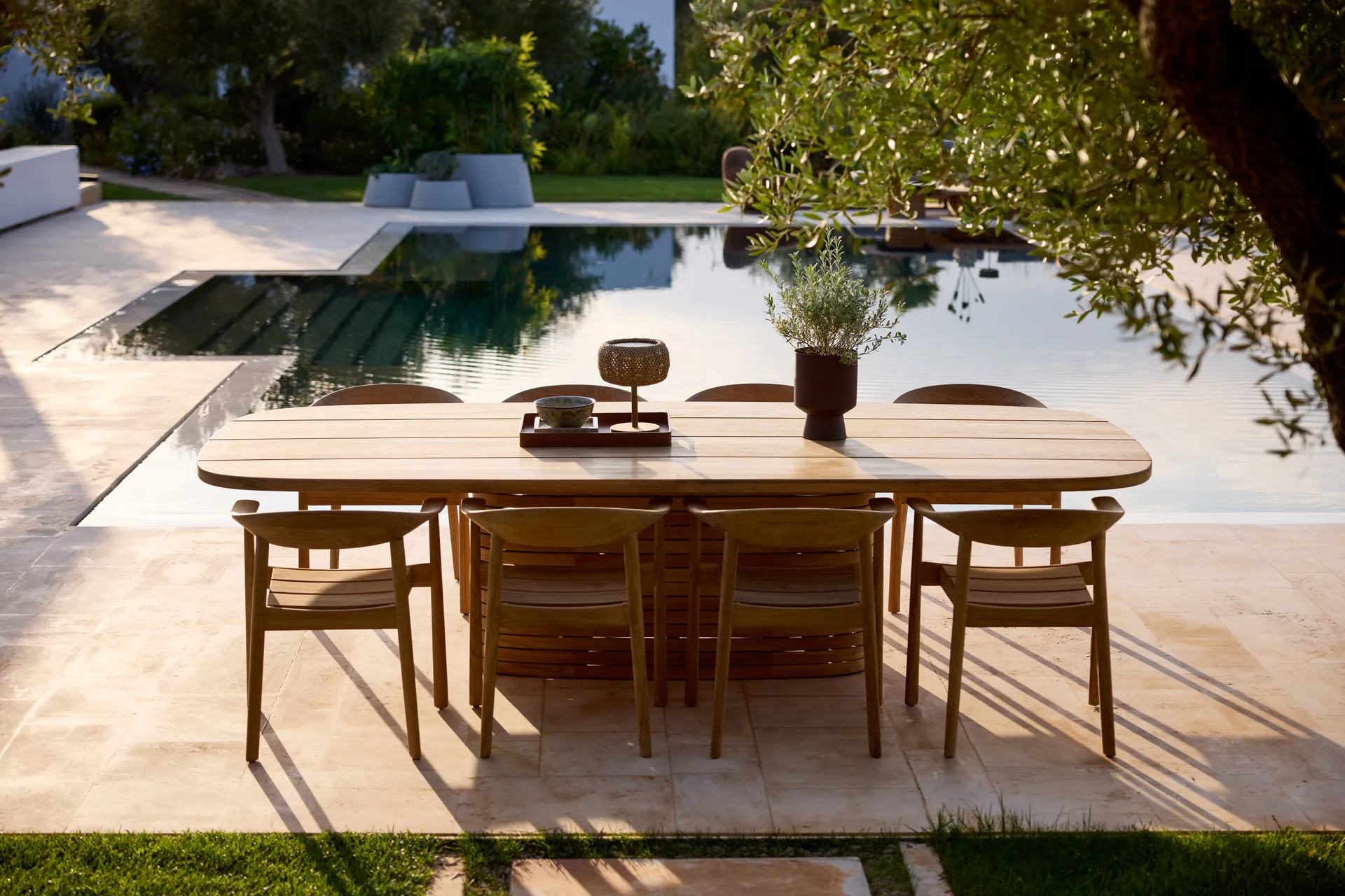 Fotel z podłokietnikami Majestic , Teak Cane-line