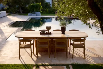 Fotel z podłokietnikami Majestic  - Teak - Cane-line