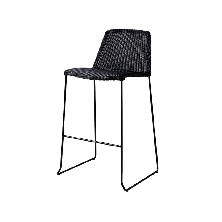 Krzesło barowe Breeze - Black - Cane-line