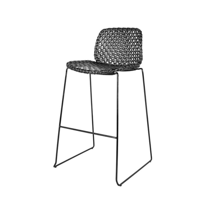 Krzesło barowe Vibe - Black - Cane-line
