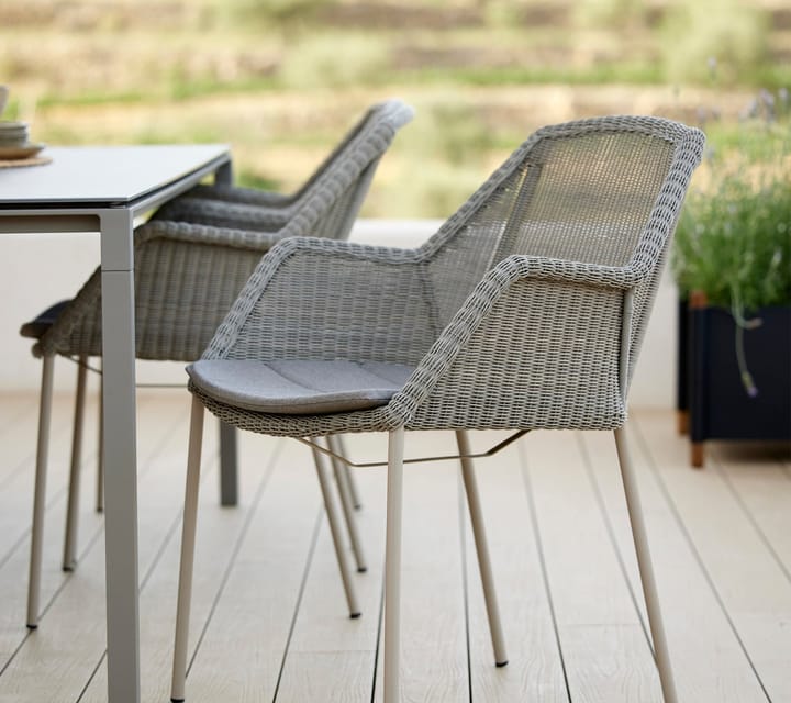 Krzesło Breeze Weave z możliwością sztaplowania, Taupe Cane-line