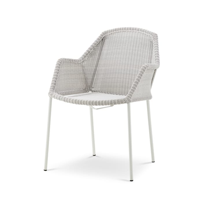 Krzesło Breeze Weave z możliwością sztaplowania - White Grey - Cane-line