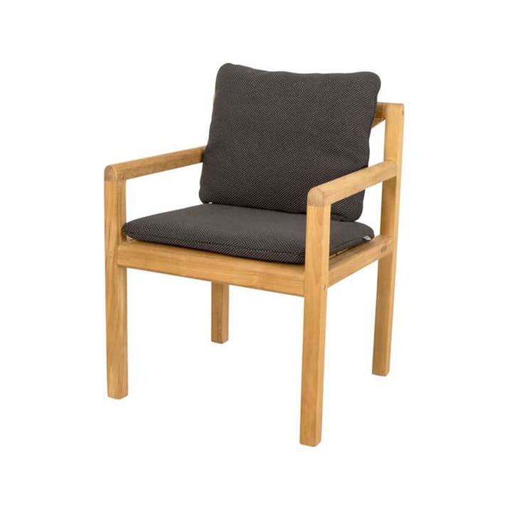 Krzesło Grace - Cane-Line Focus Dark Grey, drewno tekowe - Cane-line