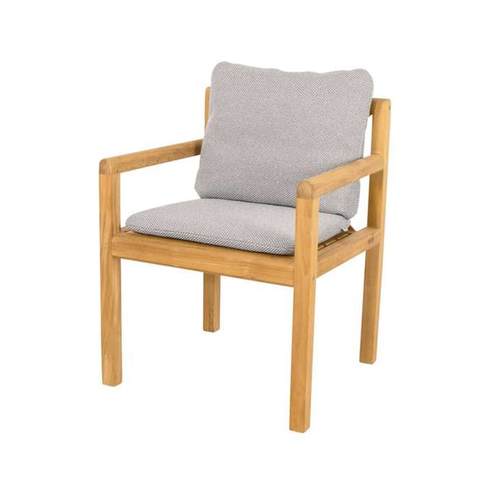 Krzesło Grace - Cane-Line focus light grey, drewno tekowe. - Cane-line