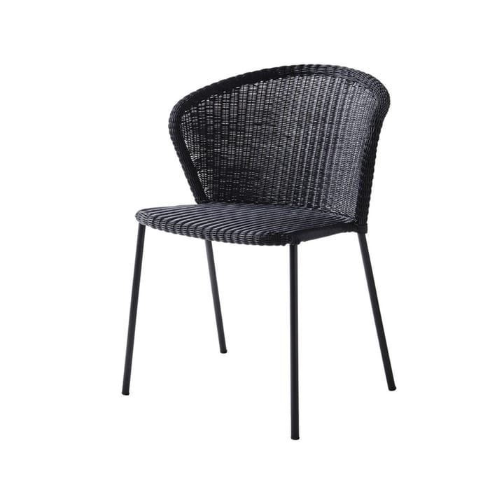 Krzesło Lean - Black, Cane-Line weave - Cane-line