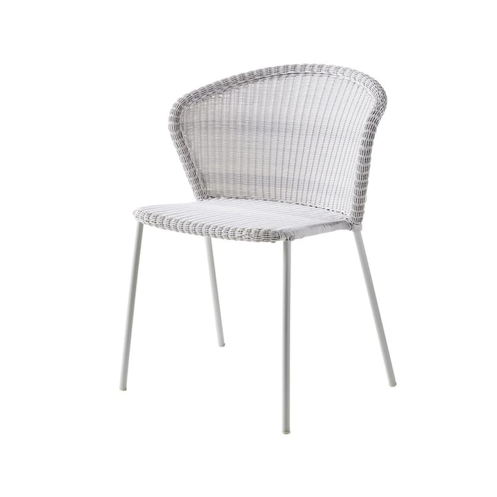 Krzesło Lean, White Grey, Cane-Line weave Cane-line