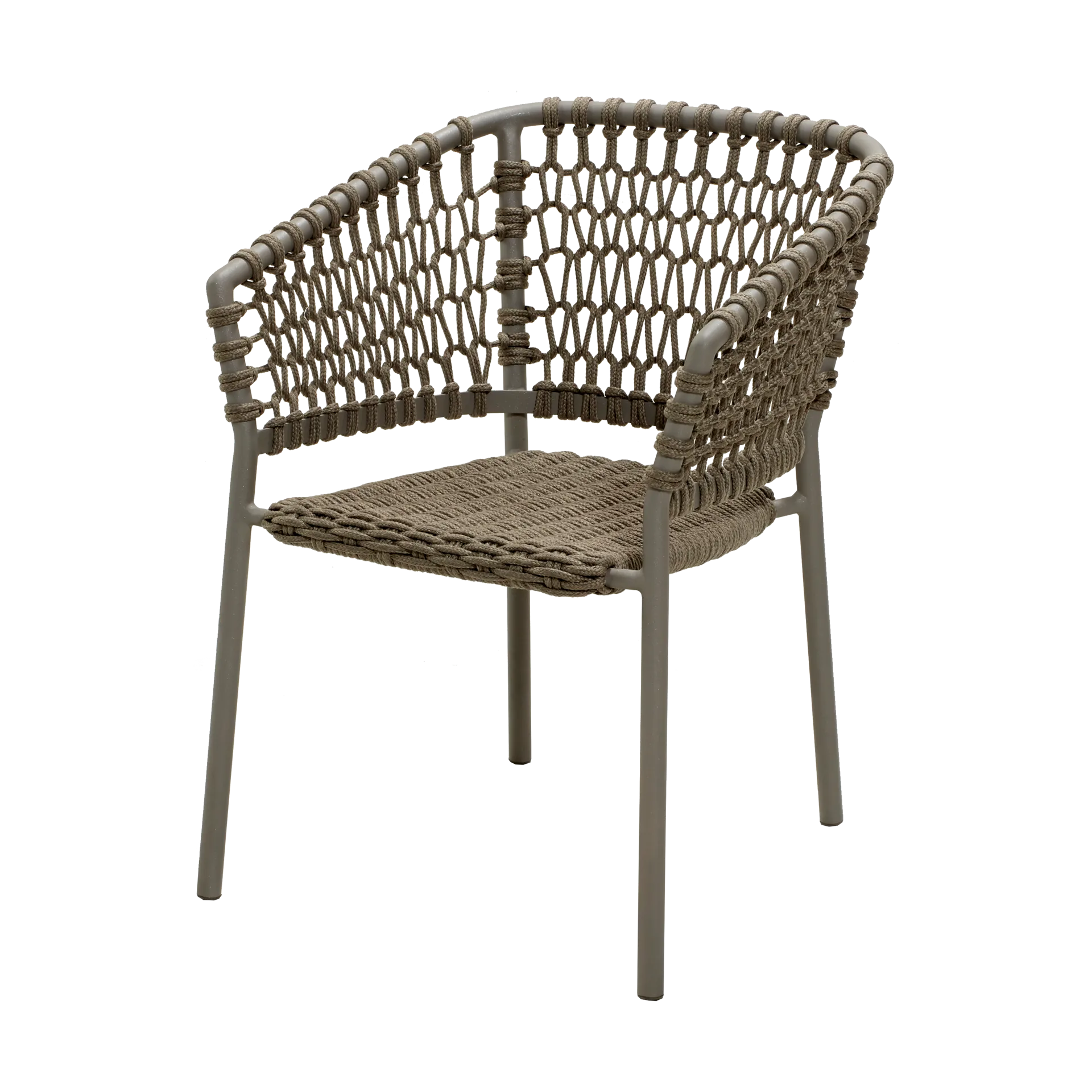 Krzesło Ocean - Soft Rope, Taupe Cane-line