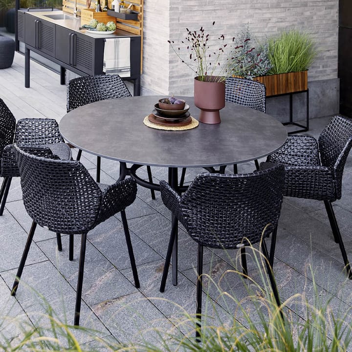 Krzesło Vibe, Black/Anthracite Cane-line