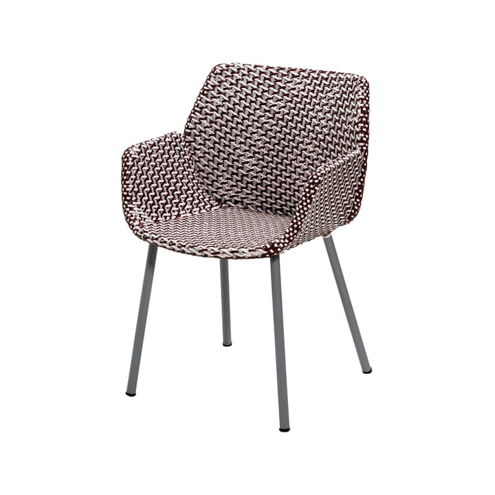Krzesło Vibe - Light grey/bordeaux/dusty rose - Cane-line