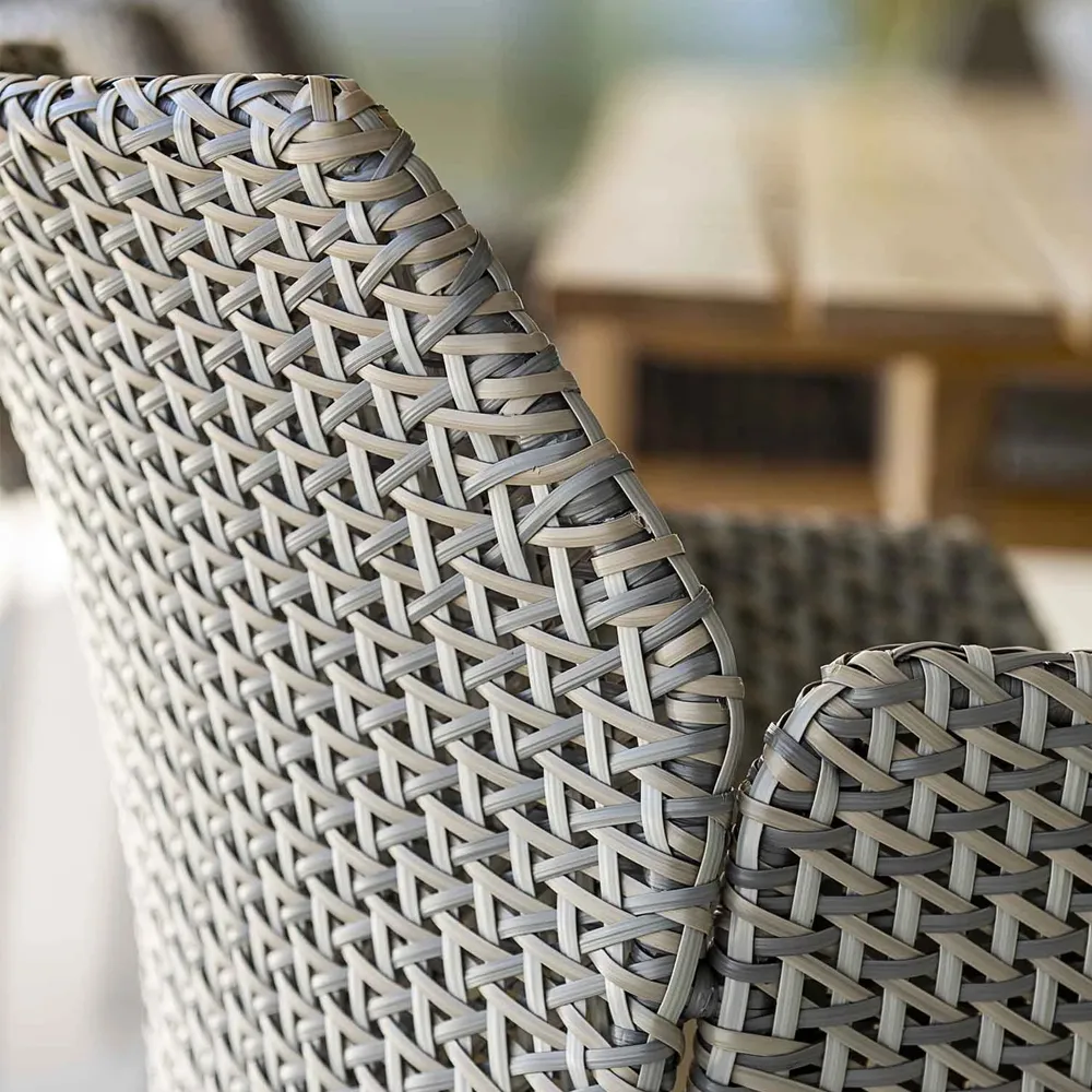 Krzesło Vibe, Light grey/bordeaux/dusty rose Cane-line