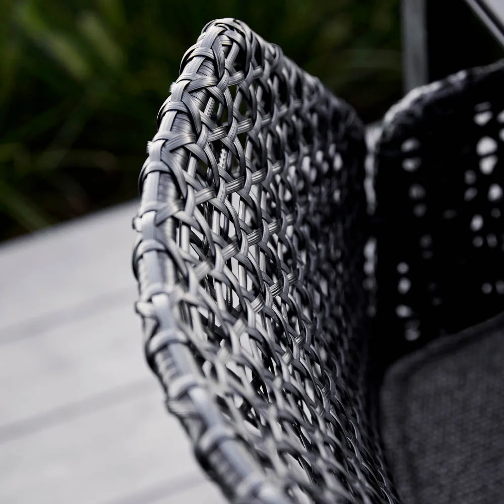 Krzesło Vibe, Light grey/bordeaux/dusty rose Cane-line