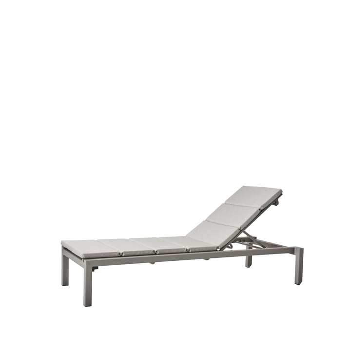 Leżak Relax - Cane-Line Natté Light Grey, w komplecie z poduszką - Cane-line