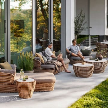 Leżanka Basket - Grey, Cane-Line weave - Cane-line