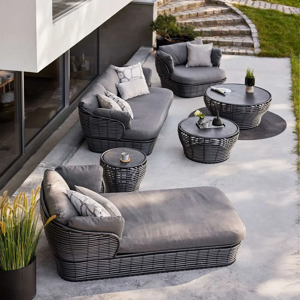 Leżanka Basket, Taupe, Cane-Line weave Cane-line