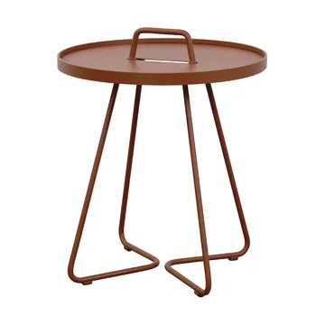 On-the-move stolik pomocniczy Ø44 cm - Desert red - Cane-line