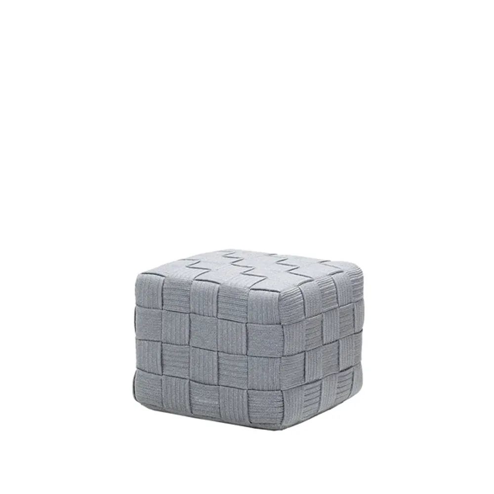 Pufa Cube, Light Grey Cane-line
