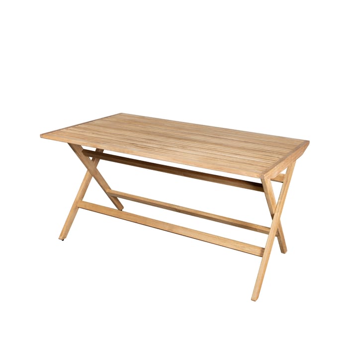 Sk�łądany stół Flip  140x80x72,5 cm - drewno tekowe - Cane-line