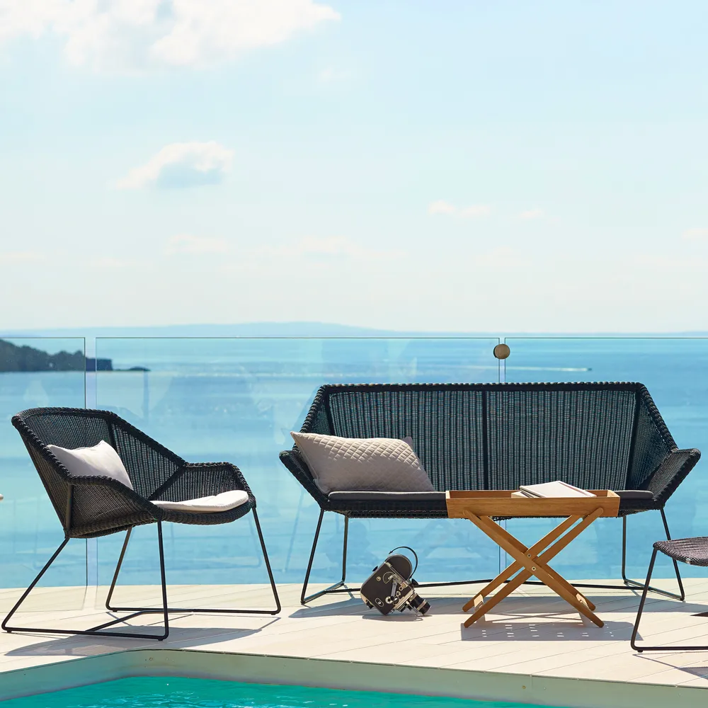 Sofa 2-osobowa Breeze Weave, Black Cane-line