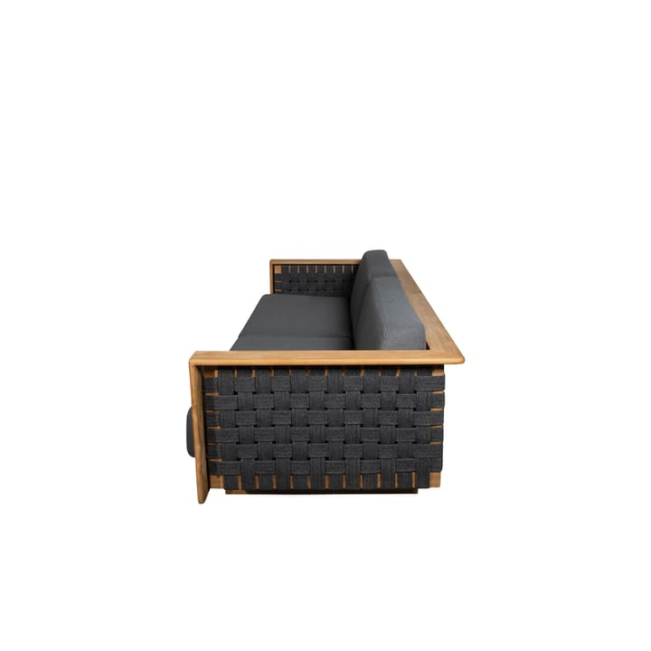 Sofa 3-osobowa Angle, Dark Grey, drewno tekowe Cane-line